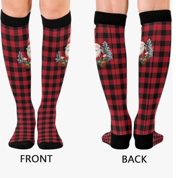 Christmas Gnomes Compression Socks - Picture 5 of 5